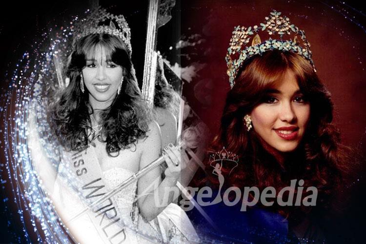 Mariasela Alvarez Lebron Miss World 1982 from Dominican Republic