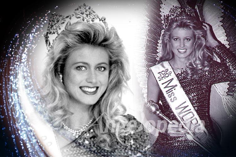 Holmfridur Karlsdottir Miss World 1985 from Iceland