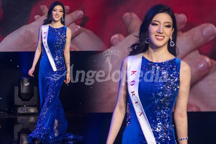 Wang Hyun Miss South Korea 2016 Electric Blue Gown