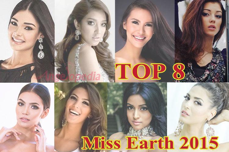 Eight Favourite Contenders of Miss Earth 2015