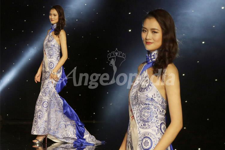 Jing Kong Miss China 2016 Royal Blue Gown