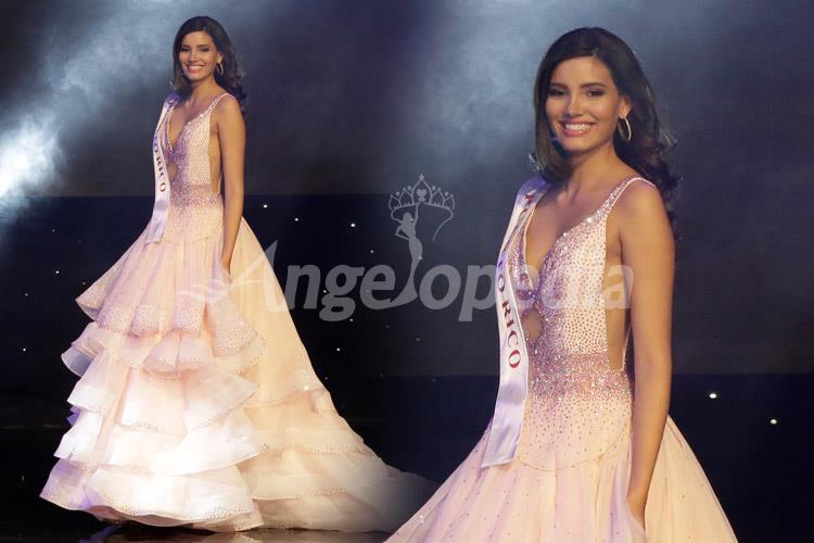 Stephanie Del Valle Diaz Miss World 2016 Baby Pink Gown