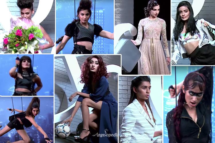 Props and Aerial shoot of Indias Next Top Model 2015 contestants