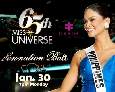 Miss Universe 2016 After-Party/ Coronation Ball open to public