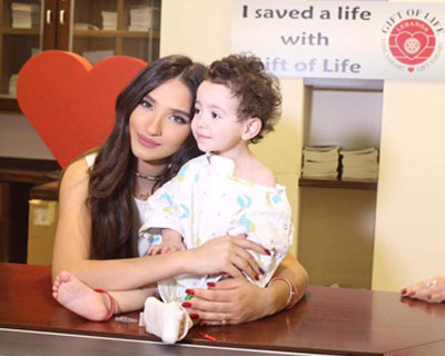 Miss World Lebanon 2016, Sandy Tabet Saves a Life with a Gift of Life Lebanon