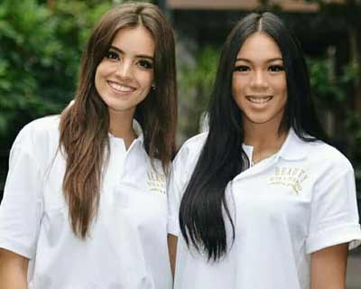 Beauty Queen Duo Miss World 2018 and Miss Indonesia 2018 spread the message of love on Valentines Day to all