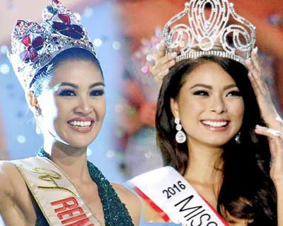 Filipina beauty queens Maxine Medina and Winwyn Marquez discuss pageant journey and new ventures