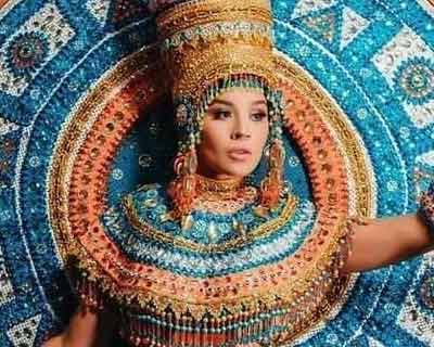 Nicaragua’s Allison Wassmer’s national costume for Miss Universe 2021 pays tribute to Gregorio Bracamonte