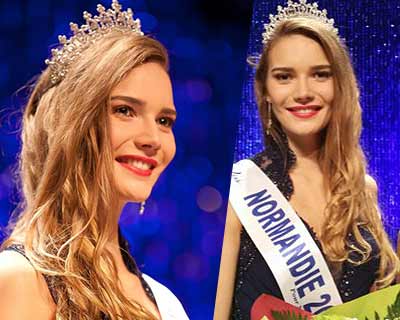 Esther Houdement crowned as Miss Normandie 2016 for Miss France 2017