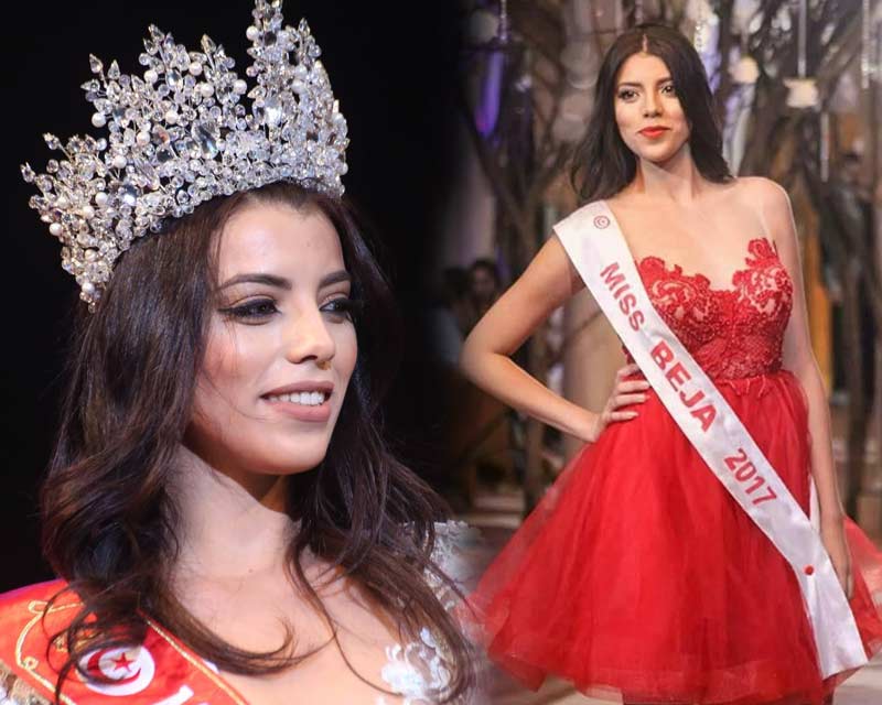 Hayfa Ghedir from Béja crowned Miss Tunisie 2017