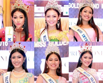 Miss Golden Land Myanmar 2016 winners’ Press Conference
