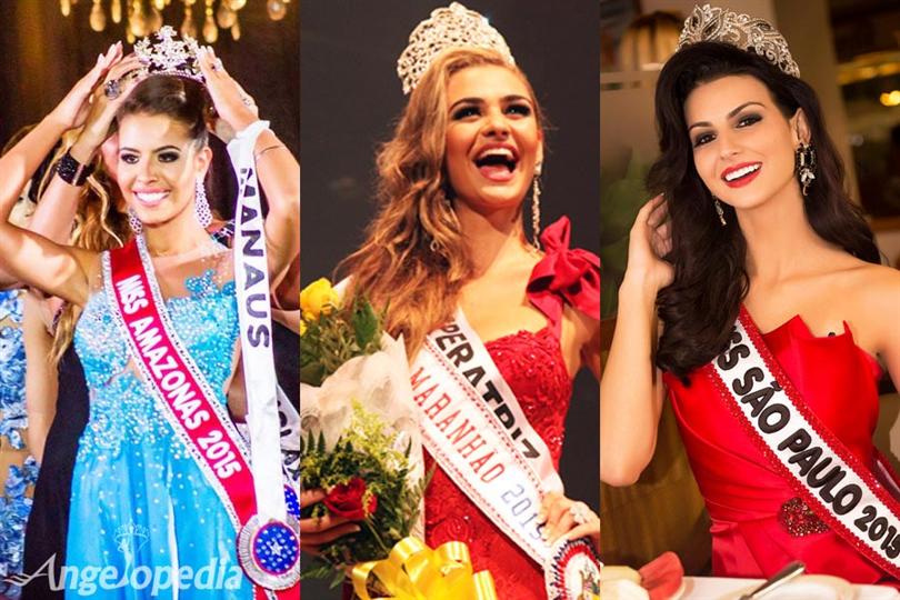 Miss Brazil 2015 three finalists