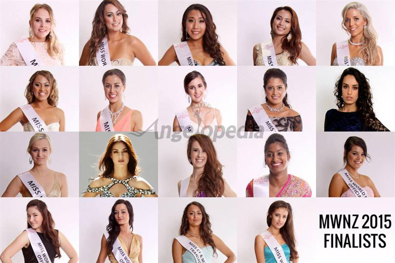 Miss World New Zealand 2015 contestants