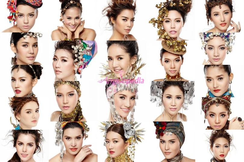 Miss Thailand World 2015 contestants
