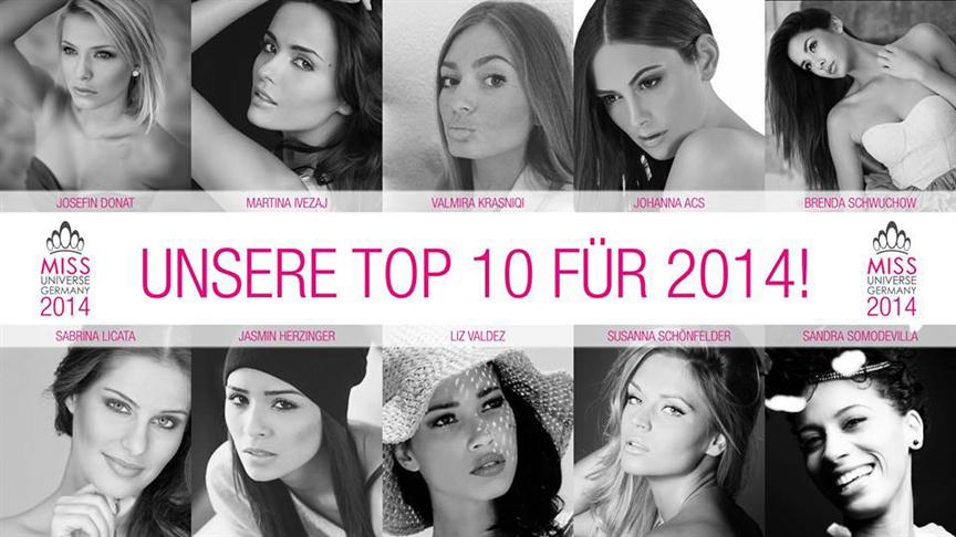 Miss Universe Germany 2014 Contestants