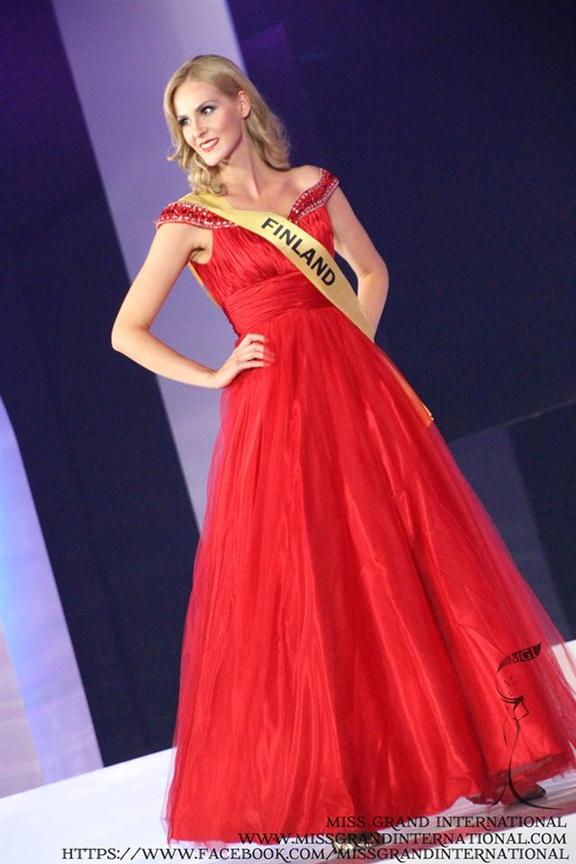 Sanna-Kaisa Saari (Finland) Evening Gown Photo Courtesy Miss Grand ...
