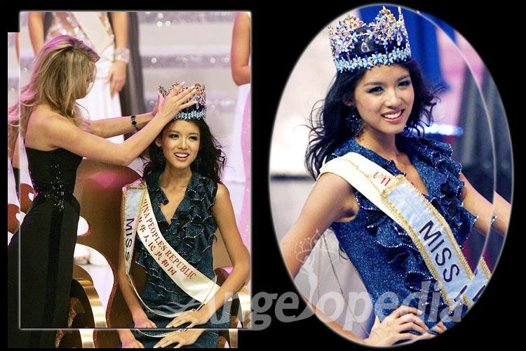 Zhang Zilin Miss World 2007 from China