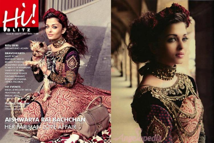 Aishwarya Rai for Hi Blitz India October 2010