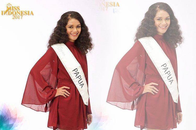 Sara Gabriella Papare Sianipar Miss Papua for Miss Indonesia 2017