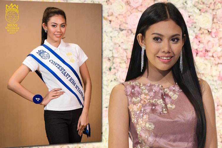 Chan Myae Thu Miss Myanmar World 2017 finalist