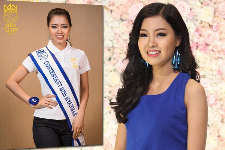 Khaing Mee Mee Zaw Lwin Miss Myanmar World 2017 finalist