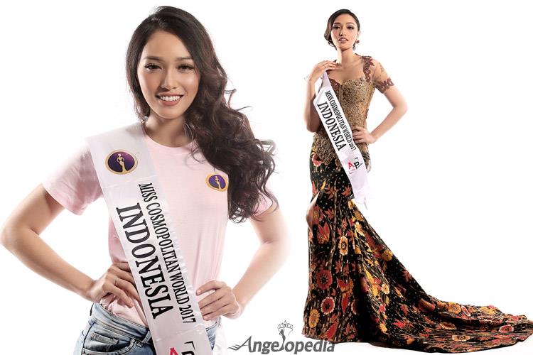 Sheryltha Prastyscha Miss Cosmopolitan World Indonesia 2017