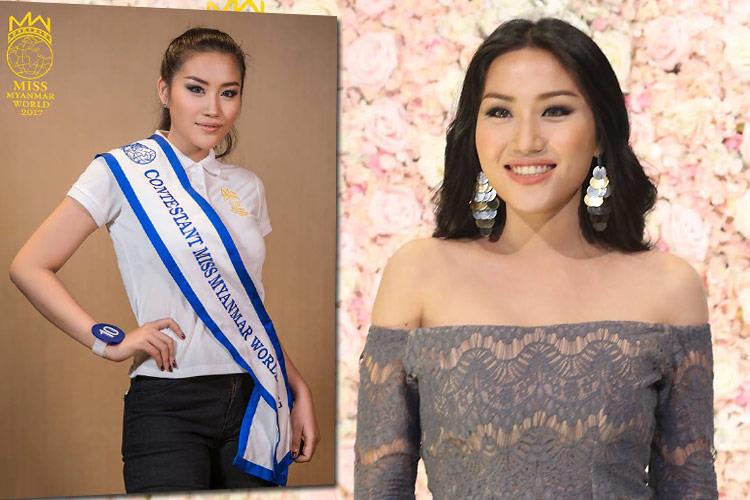 Ei Nu Wai Miss Myanmar World 2017 finalist