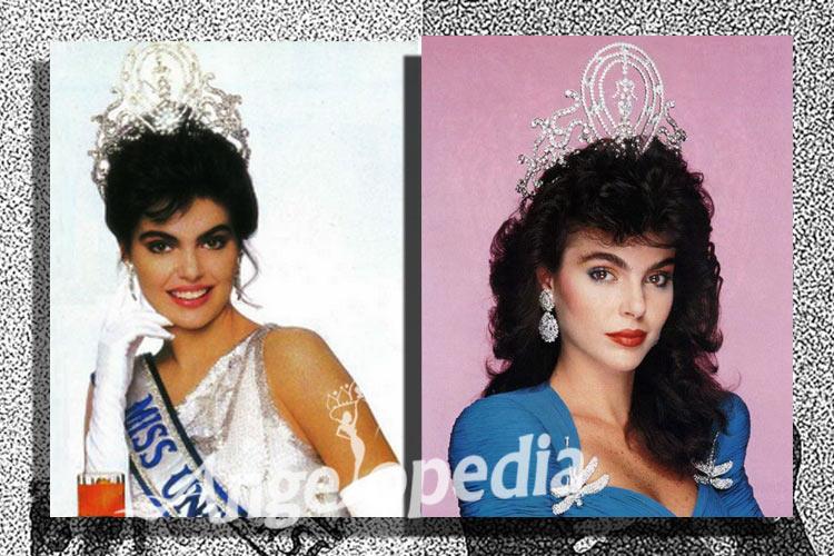 Barbara Palacios Miss Universe 1986 from Venezuela