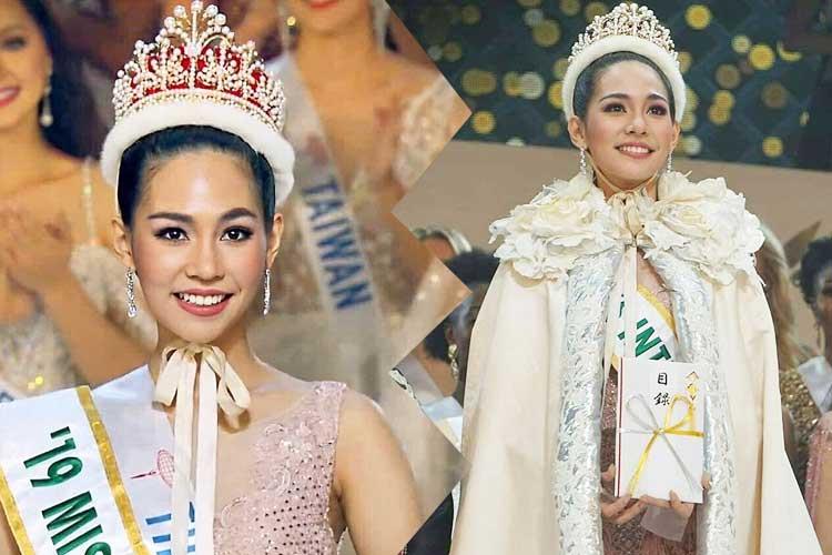 Sireethorn Leearamwat Miss International 2019 from Thailand