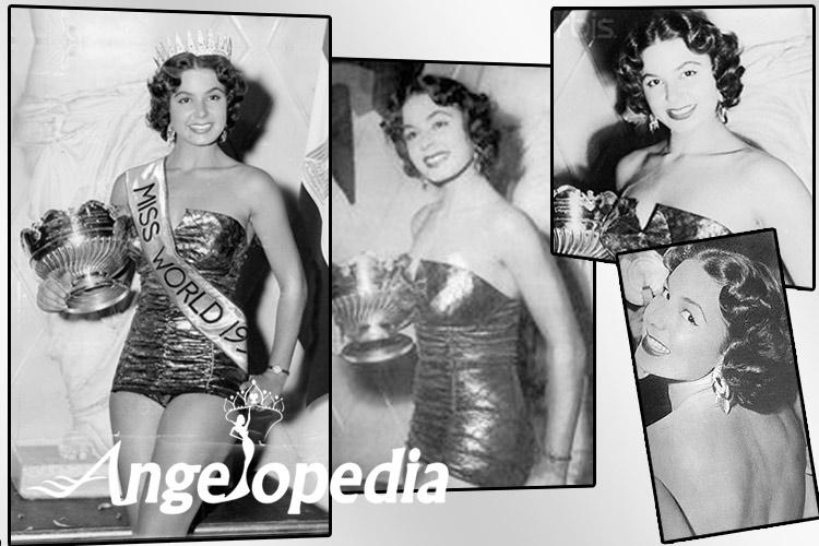 Antigone Costanda Miss World 1954 from Egypt 
