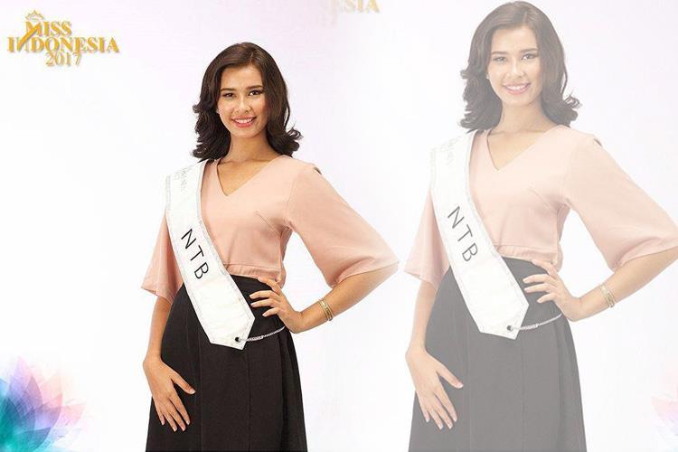 Maria Andromeda Meok Miss Nusa Tenggara Barat for Miss Indonesia 2017