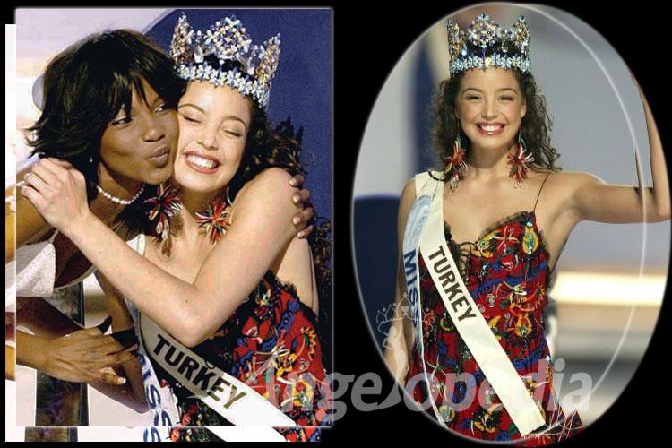 Azra Akin Miss World 2002 from Turkey