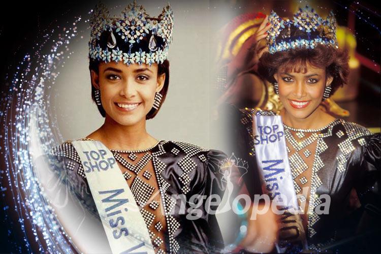 Giselle Laronde Miss World 1986 from Trinidad & Tobago