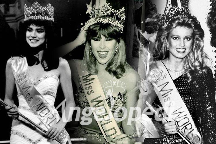Miss World Titleholders from 1981 to 1990