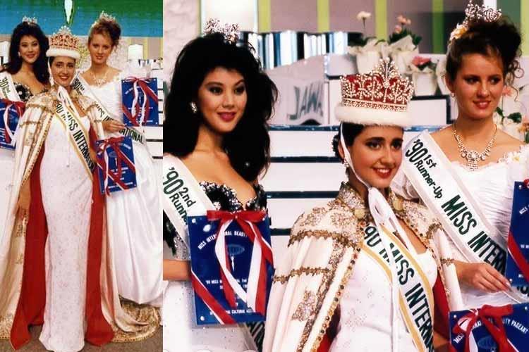 Silvia de Esteban Miss International 1990 from Spain