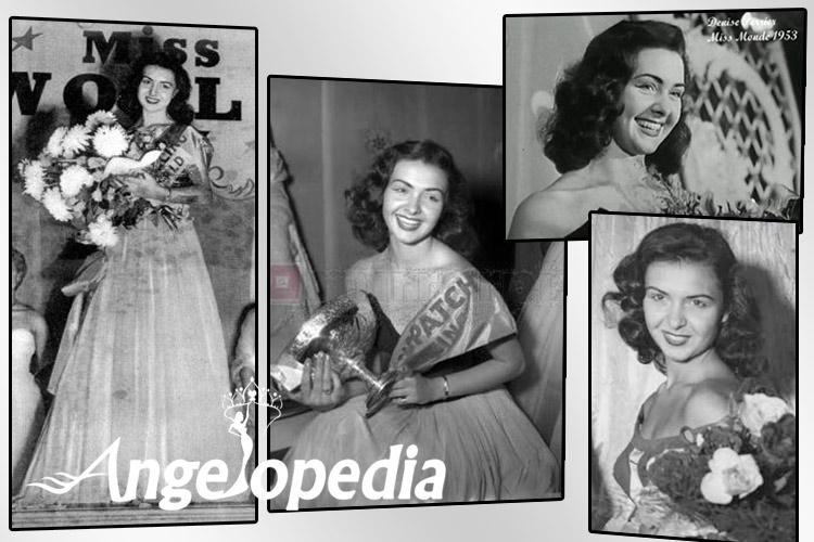 Denise Perrier Miss World 1953 from France 