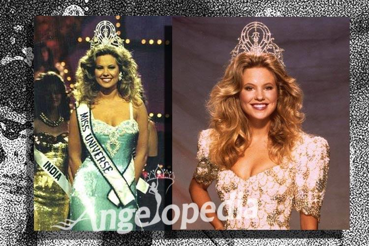 Angela Visser Miss Universe 1989 from Netherlands