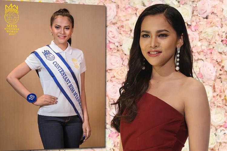 May Yone Kyi Miss Myanmar World 2017 finalist