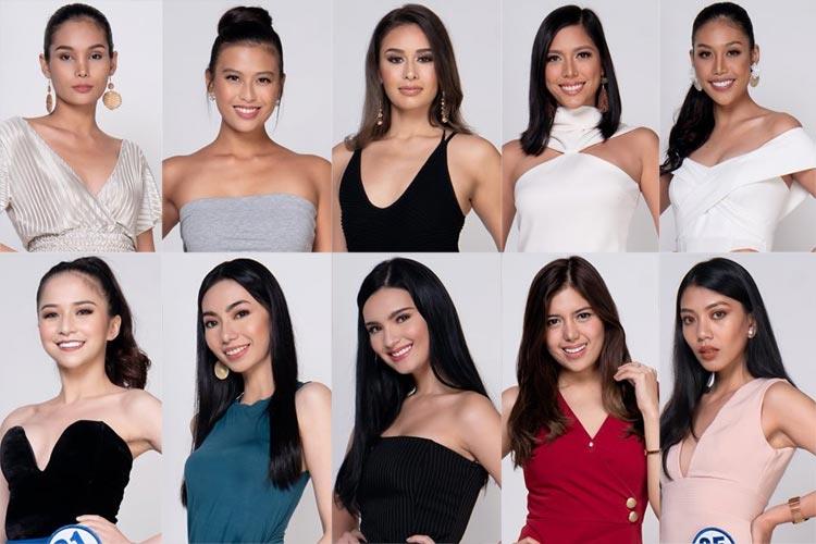 Miss World Philippines 2019 Meet the Contestants