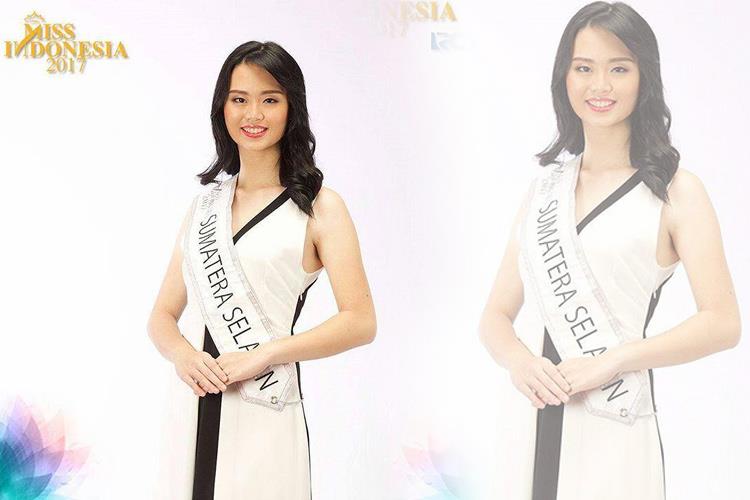Genesia Synclair Tjoa Miss Sumatera Selatan for Miss Indonesia 2017
