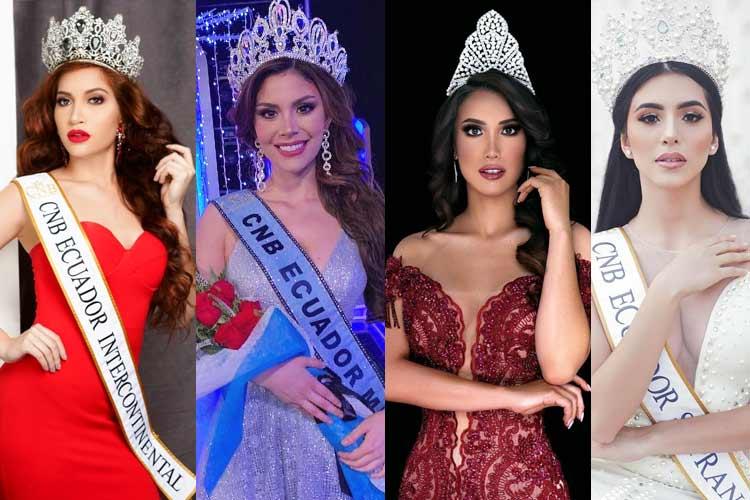 Team Ecuador for International Beauty Pageants in 2021
