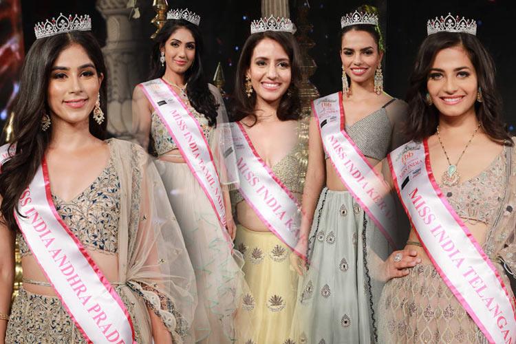 Miss India South 2019 State Winners Crowning Moments