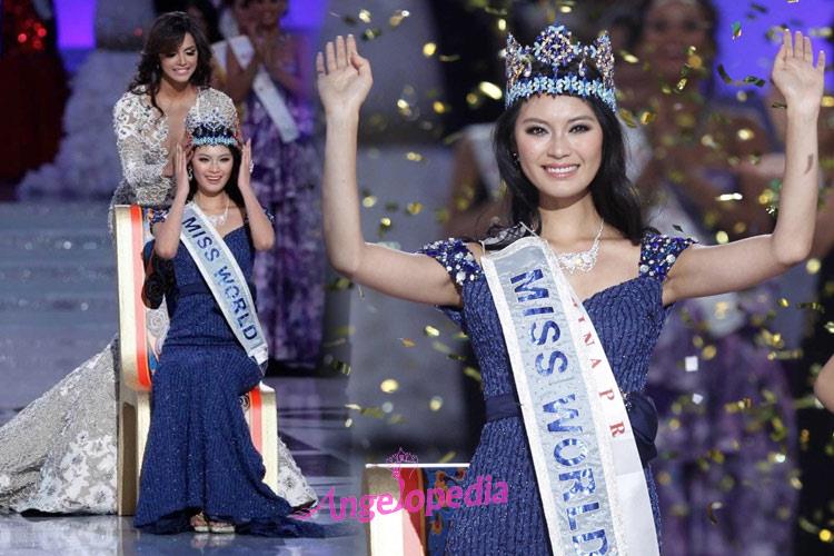 Yu Wenxia Miss World 2012 from China