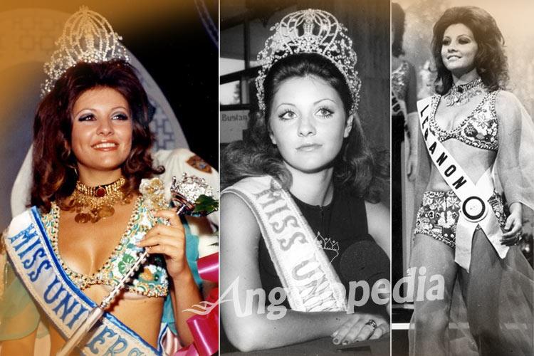 Georgina Rizk Miss Universe 1971 from Lebanon