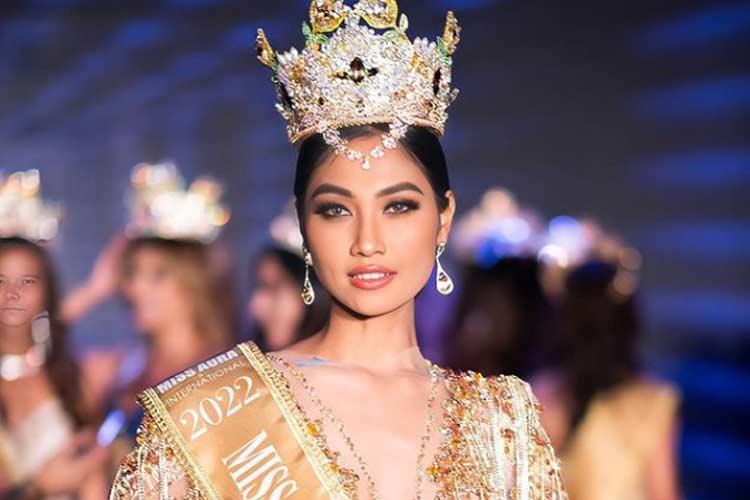 Miss Aura International 2022 Riskyana Hidayat Representing Indonesia