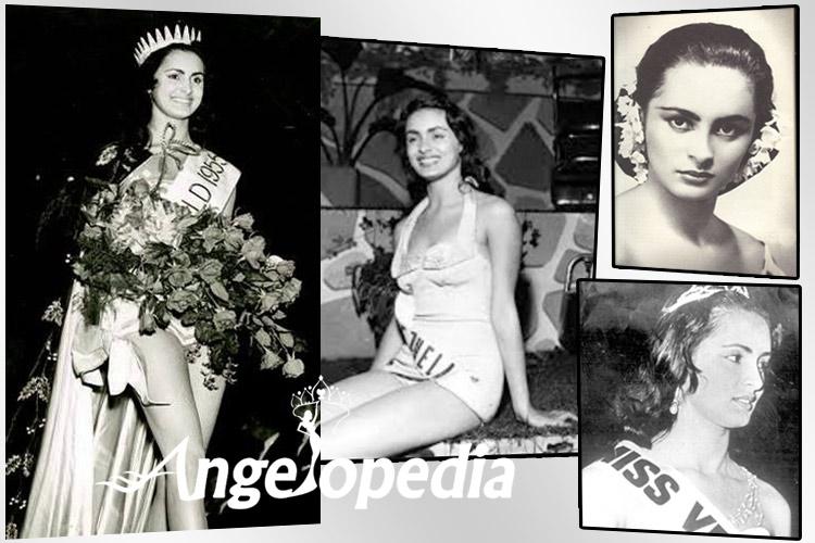 Susana Duijm Miss World 1955 from Venezuela 