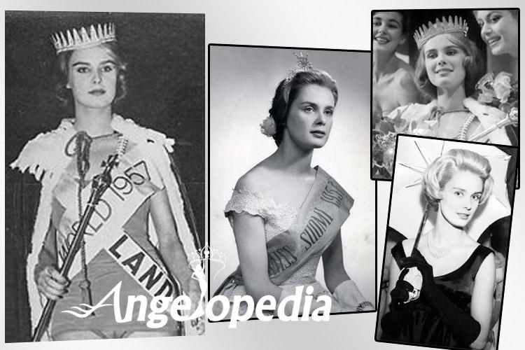 Marita Lindahl Miss World 1957 from Finland