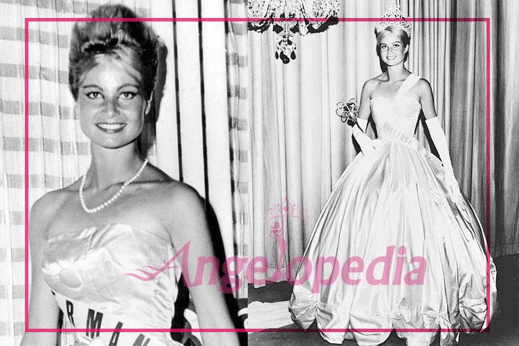 Marlene Schmidt Miss Universe 1961 from Germany