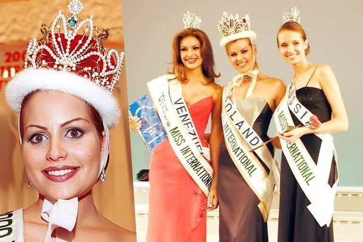 Malgorzata Rozniecka Ofman Miss International 2001 from Poland