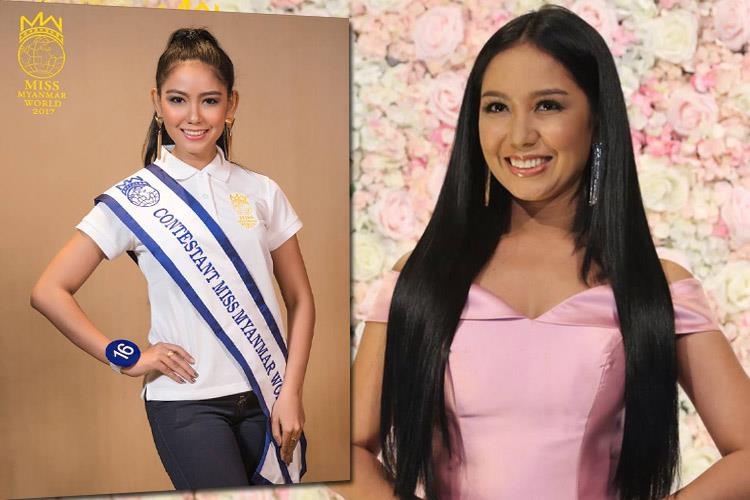 Chuu Sitt Han Miss Myanmar World 2017 finalist